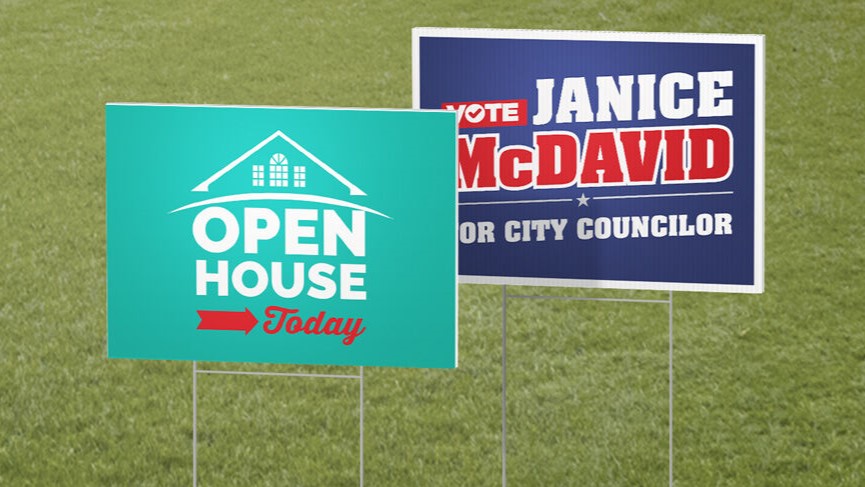 Custom Yard and Lawn Signs